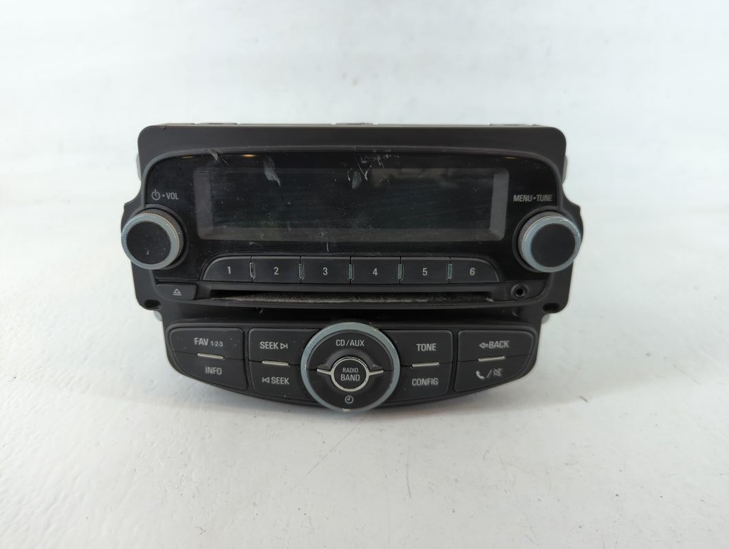 2012 Chevrolet Sonic Radio AM FM Cd Player Receiver Replacement P/N:95179057 Fits OEM Used Auto Parts