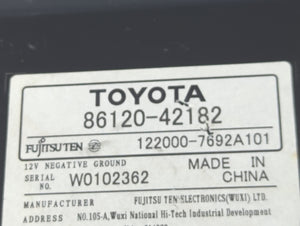 2006-2012 Toyota Rav4 Radio AM FM Cd Player Receiver Replacement P/N:86120-42182 Fits Fits 2006 2007 2008 2009 2010 2011 2012 OEM Used Auto Parts