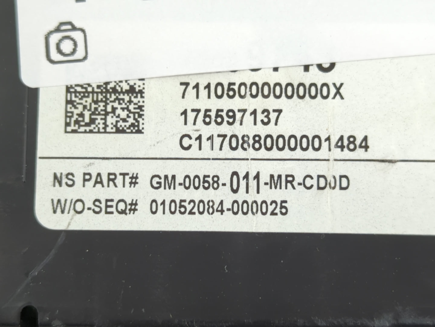 2017 Buick Encore Instrument Cluster Speedometer Gauges P/N:GM-0058-011-MR-CD0D 175597137 Fits OEM Used Auto Parts - Oemusedautoparts1.com