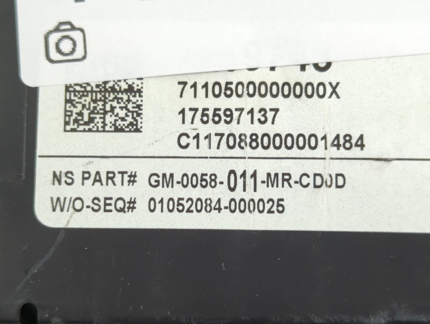 2017 Buick Encore Instrument Cluster Speedometer Gauges P/N:GM-0058-011-MR-CD0D 175597137 Fits OEM Used Auto Parts - Oemusedautoparts1.com