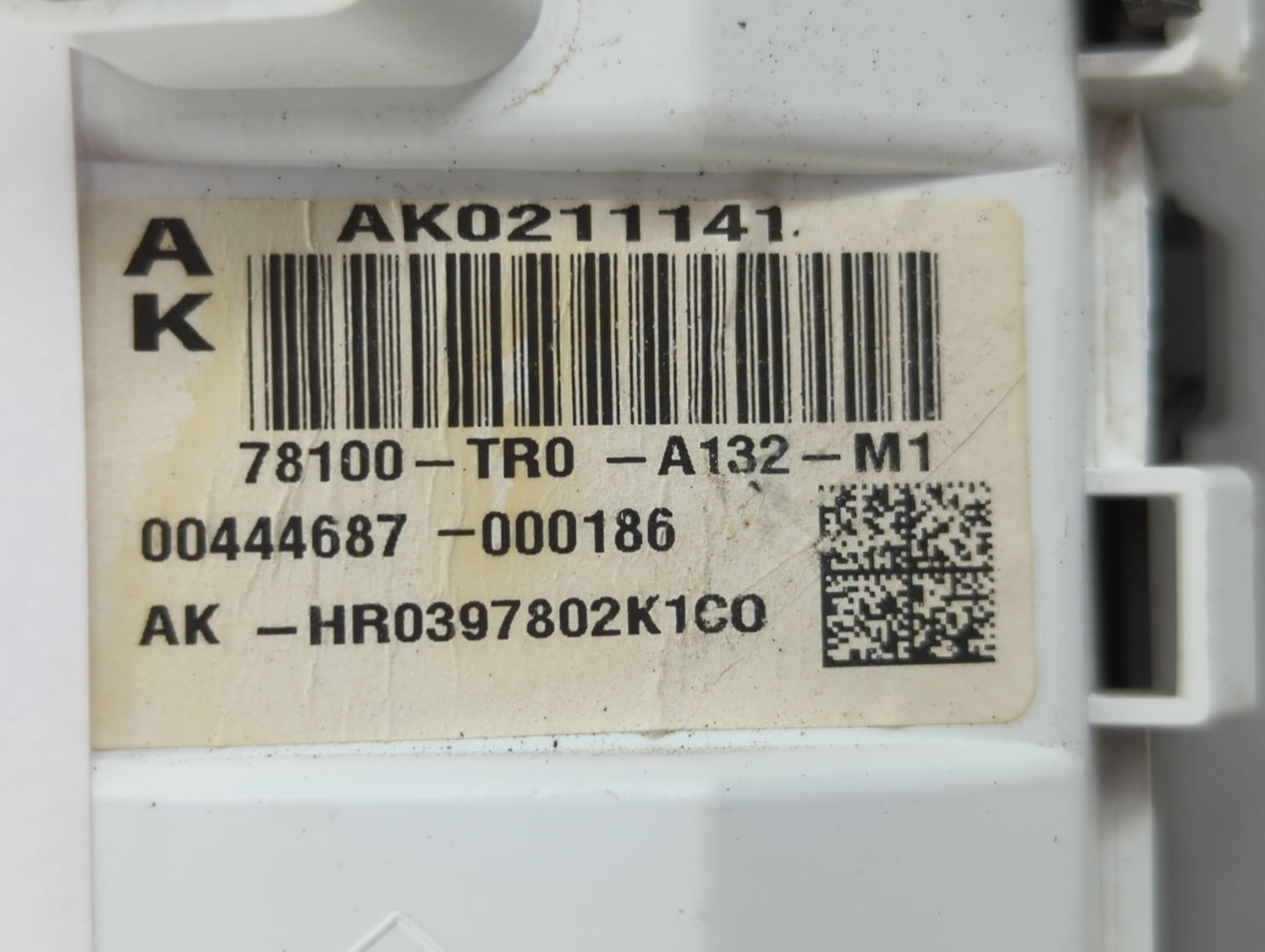 2012-2015 Honda Civic Instrument Cluster Speedometer Gauges P/N:78100-TR0-A132-M1 Fits Fits 2012 2013 2014 2015 OEM Used Auto Parts - Oemusedautoparts1.com