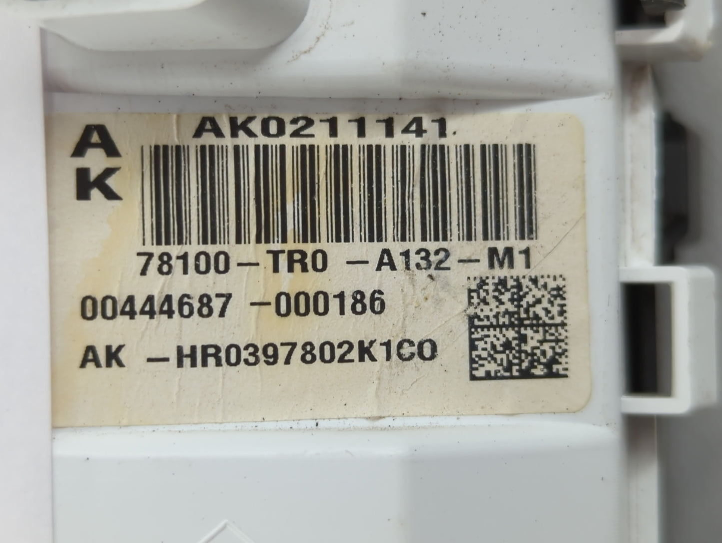 2012-2015 Honda Civic Instrument Cluster Speedometer Gauges P/N:78100-TR0-A132-M1 Fits Fits 2012 2013 2014 2015 OEM Used Auto Parts - Oemusedautoparts1.com