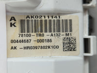 2012-2015 Honda Civic Instrument Cluster Speedometer Gauges P/N:78100-TR0-A132-M1 Fits Fits 2012 2013 2014 2015 OEM Used Auto Parts - Oemusedautoparts1.com