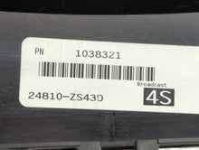 2008-2009 Nissan Frontier Instrument Cluster Speedometer Gauges P/N:24810-ZS43D 1038321 Fits Fits 2008 2009 OEM Used Auto Parts