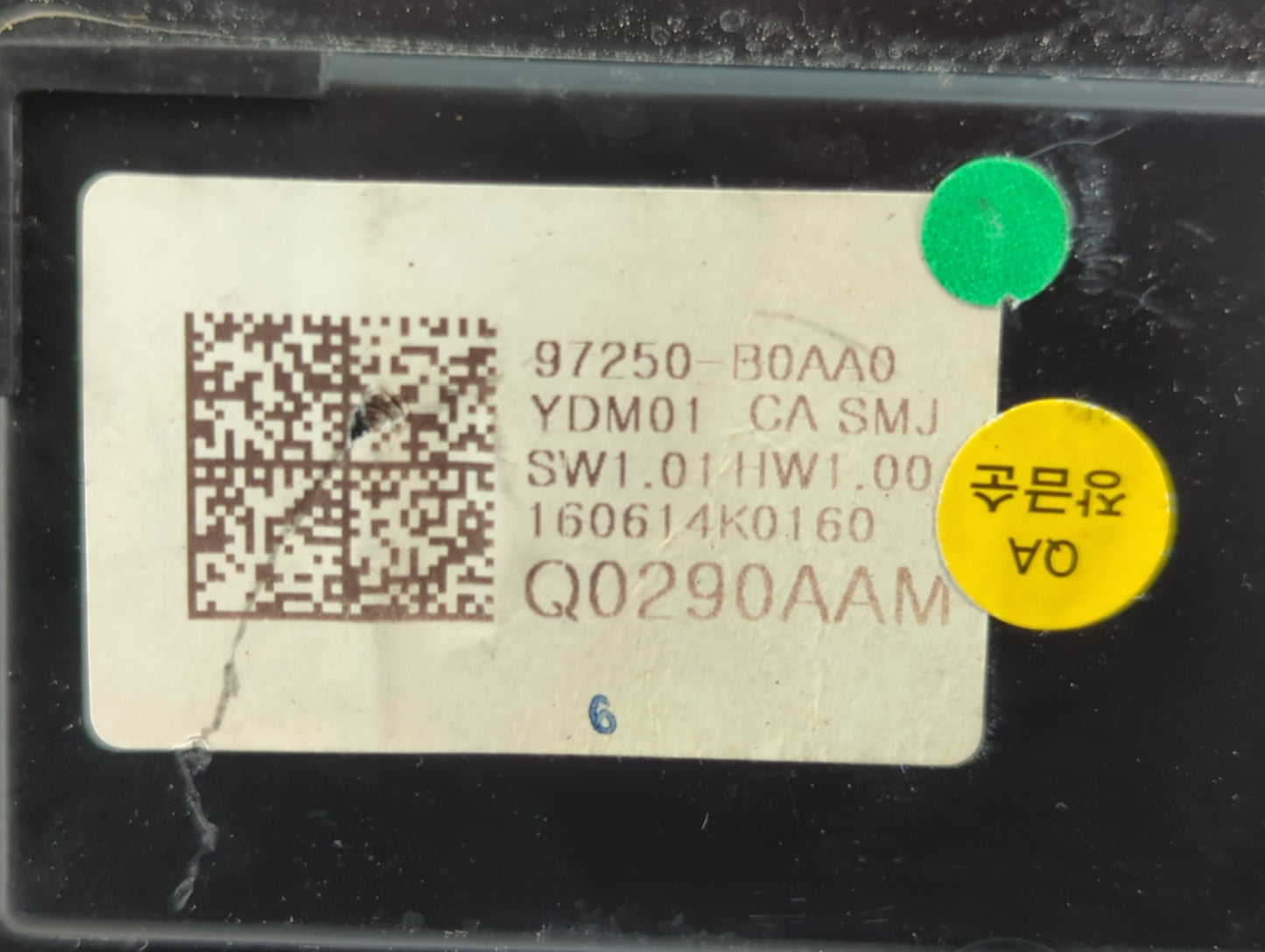 2017-2018 Kia Forte Climate Control Module Temperature AC/Heater Replacement P/N:Q0290AAM 97250-B0AA0 Fits Fits 2017 2018 OEM Used Auto Parts - Oemusedautoparts1.com