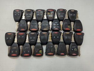 Lot of 25 Dodge Keyless Entry Remote Fob MIXED FCC IDS MIXED PART NUMBERS