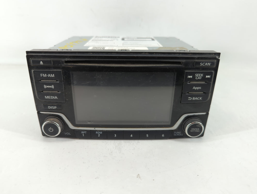 2016 Nissan Sentra Radio AM FM Cd Player Receiver Replacement P/N:28185 4AF1A Fits OEM Used Auto Parts