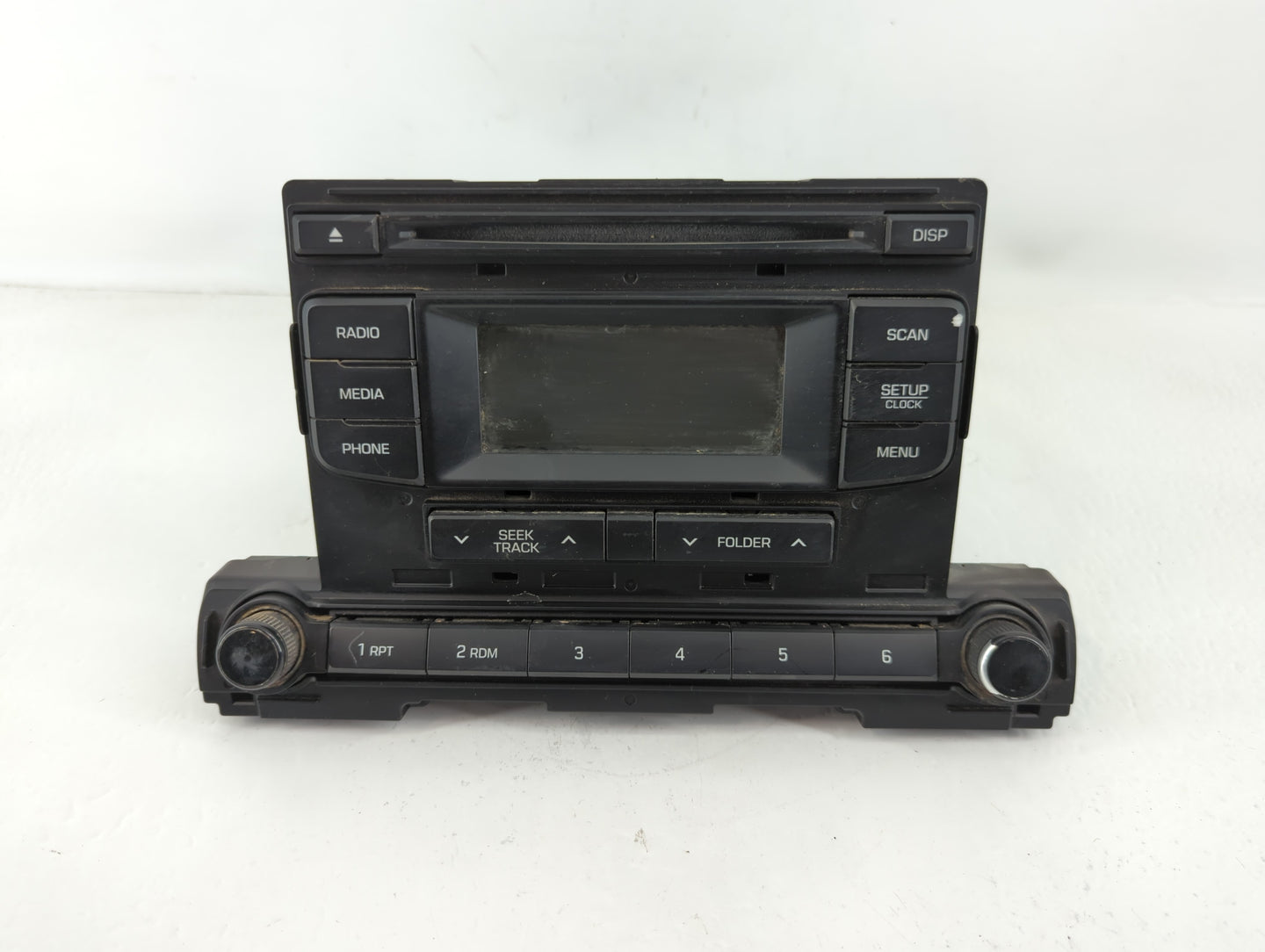 2017-2018 Hyundai Elantra Radio AM FM Cd Player Receiver Replacement P/N:96170F2270UAT Fits Fits 2017 2018 OEM Used Auto Parts - Oemusedautoparts1.com