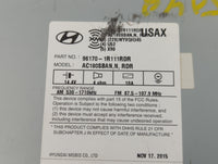 2015-2017 Hyundai Accent Radio AM FM Cd Player Receiver Replacement P/N:96170-1R111RDR Fits Fits 2015 2016 2017 OEM Used Auto Parts - Oemusedautoparts1.com