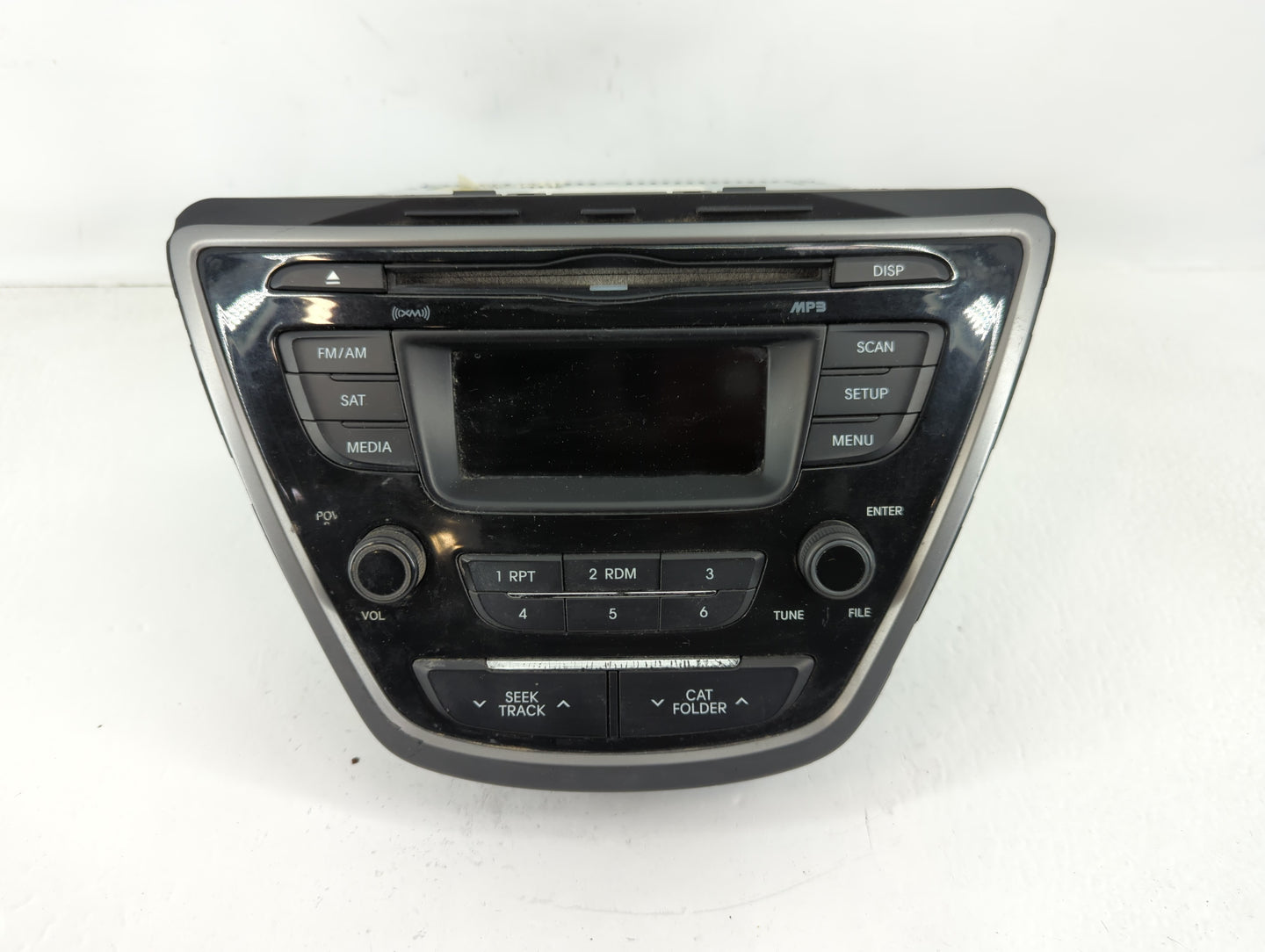 2014-2016 Hyundai Elantra Radio AM FM Cd Player Receiver Replacement P/N:96170-3X156GU Fits Fits 2014 2015 2016 OEM Used Auto Parts - Oemusedautoparts1.com