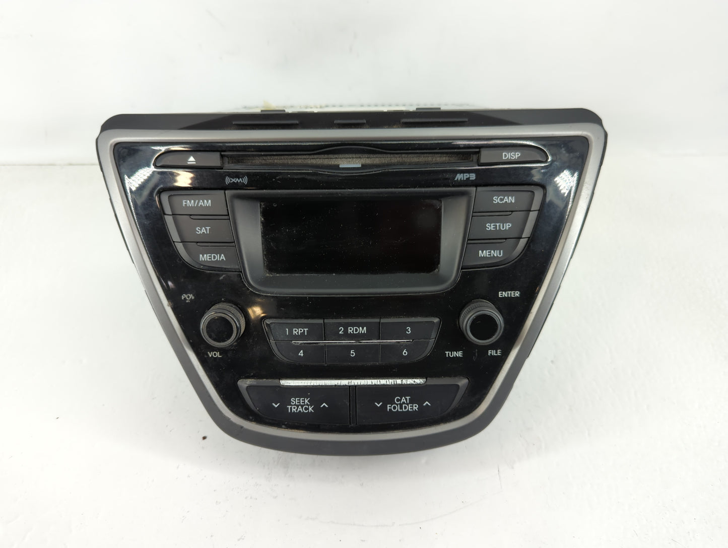 2014-2016 Hyundai Elantra Radio AM FM Cd Player Receiver Replacement P/N:96170-3X156GU Fits Fits 2014 2015 2016 OEM Used Auto Parts - Oemusedautoparts1.com