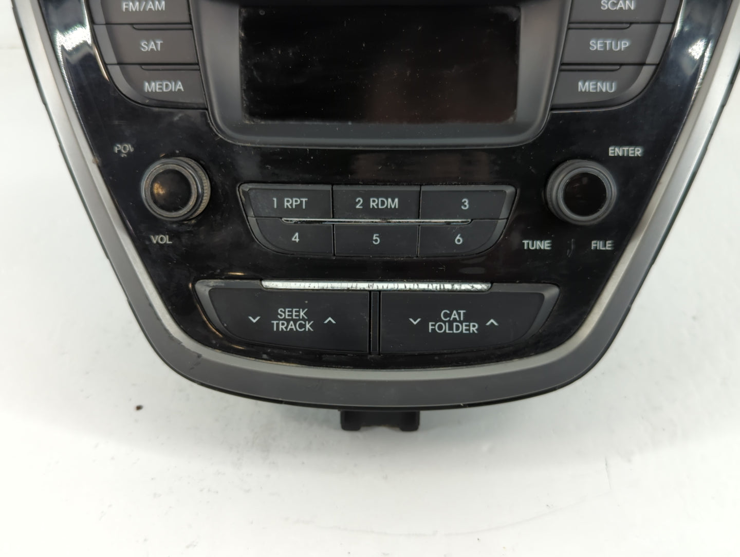2014-2016 Hyundai Elantra Radio AM FM Cd Player Receiver Replacement P/N:96170-3X156GU Fits Fits 2014 2015 2016 OEM Used Auto Parts - Oemusedautoparts1.com