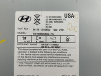 2014-2016 Hyundai Elantra Radio AM FM Cd Player Receiver Replacement P/N:96170-3X156GU Fits Fits 2014 2015 2016 OEM Used Auto Parts - Oemusedautoparts1.com