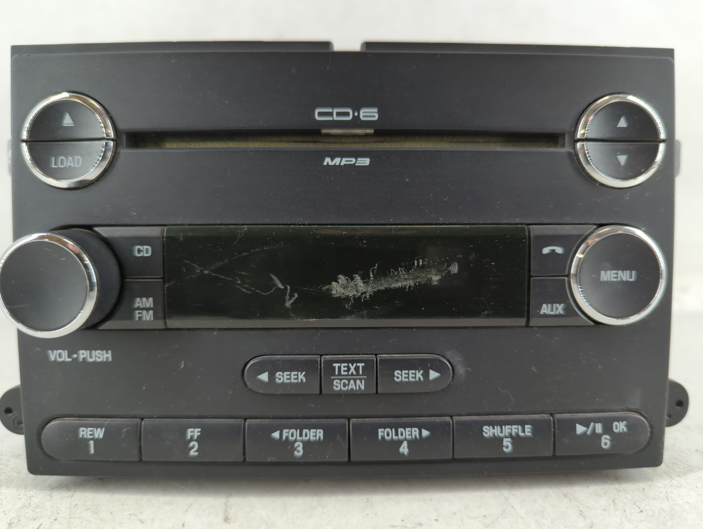 2008-2009 Mercury Mountaineer Radio AM FM Cd Player Receiver Replacement P/N:9L2T-18C815-BB Fits Fits 2008 2009 OEM Used Auto Parts - Oemusedautoparts1.com