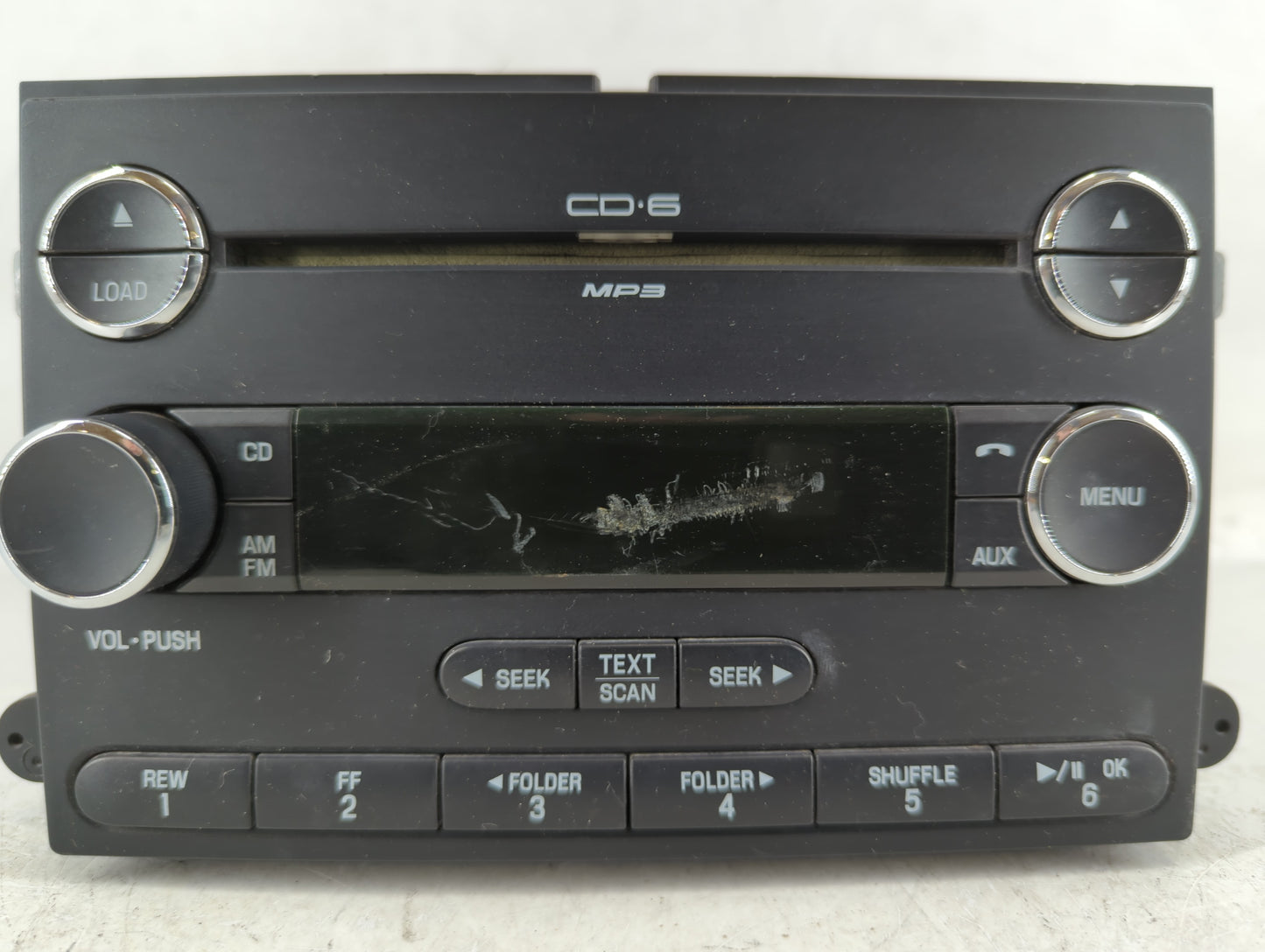 2008-2009 Mercury Mountaineer Radio AM FM Cd Player Receiver Replacement P/N:9L2T-18C815-BB Fits Fits 2008 2009 OEM Used Auto Parts - Oemusedautoparts1.com