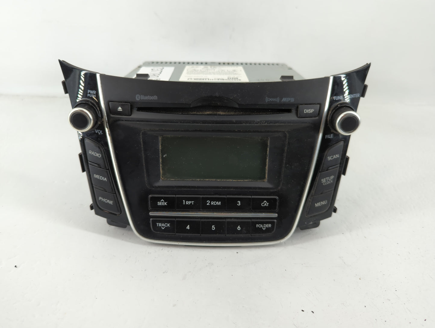 2014-2015 Hyundai Elantra Radio AM FM Cd Player Receiver Replacement P/N:96170-A5160GU Fits Fits 2014 2015 OEM Used Auto Parts - Oemusedautoparts1.com