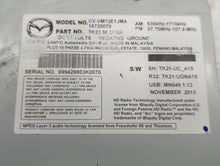 2013-2015 Mazda Cx-9 Radio AM FM Cd Player Receiver Replacement P/N:CV-V,72E1JMA 16730070 Fits Fits 2013 2014 2015 OEM Used Auto Parts