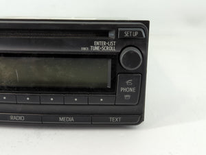 2012-2013 Toyota Corolla Radio AM FM Cd Player Receiver Replacement P/N:86120-02F90 Fits Fits 2012 2013 OEM Used Auto Parts