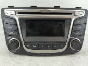 2016 Hyundai Accent Radio AM FM Cd Player Receiver Replacement P/N:96170-1R111RDR Fits OEM Used Auto Parts