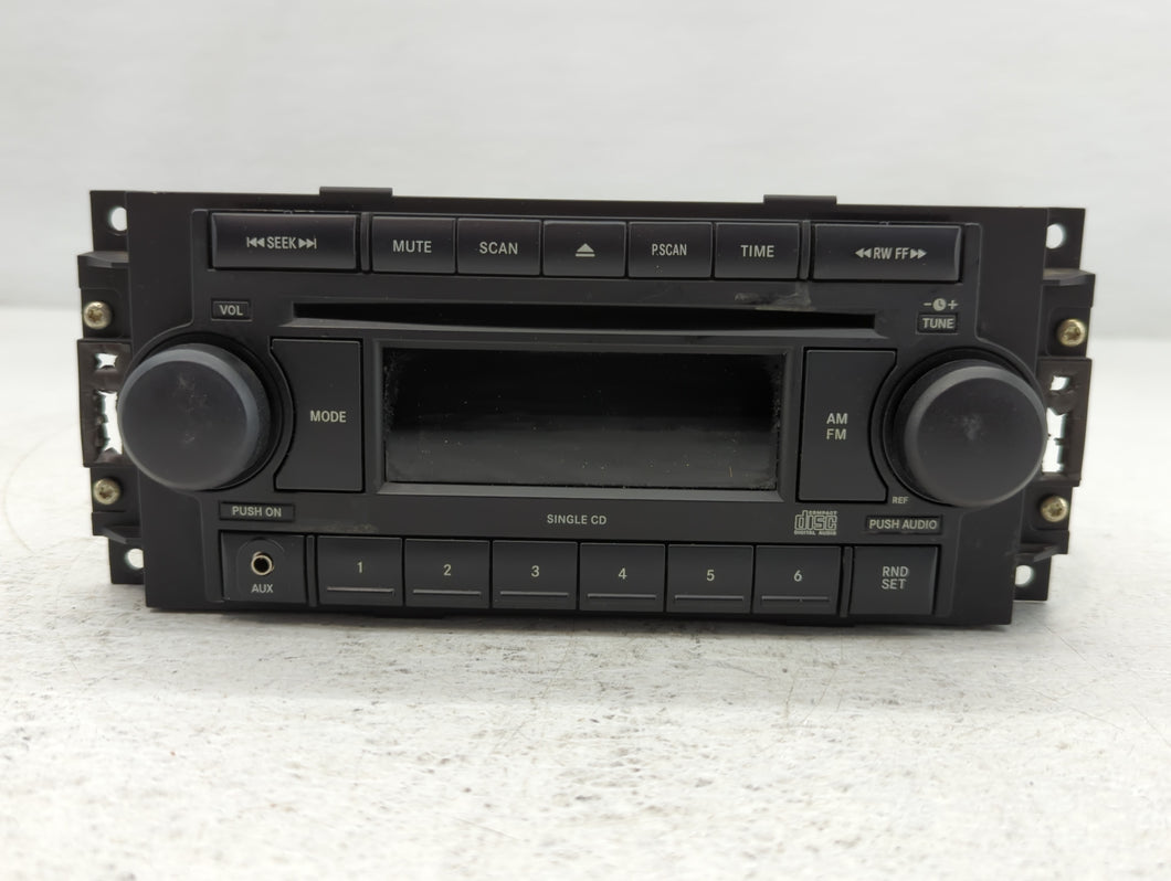 2006-2010 Chrysler Pt Cruiser Radio AM FM Cd Player Receiver Replacement P/N:P05064173AN Fits OEM Used Auto Parts