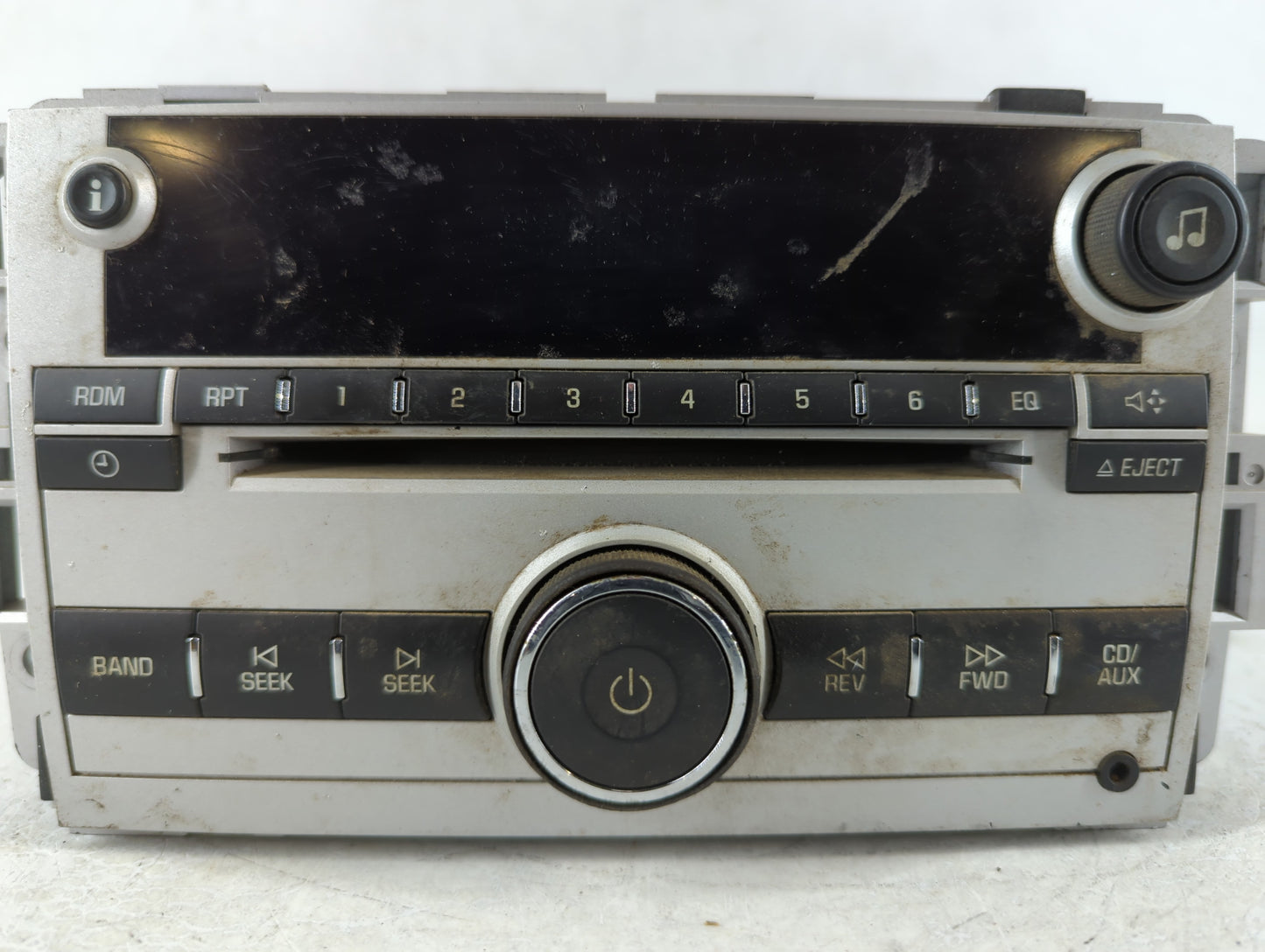 2008 Chevrolet Equinox Radio AM FM Cd Player Receiver Replacement P/N:25891679 Fits OEM Used Auto Parts - Oemusedautoparts1.com
