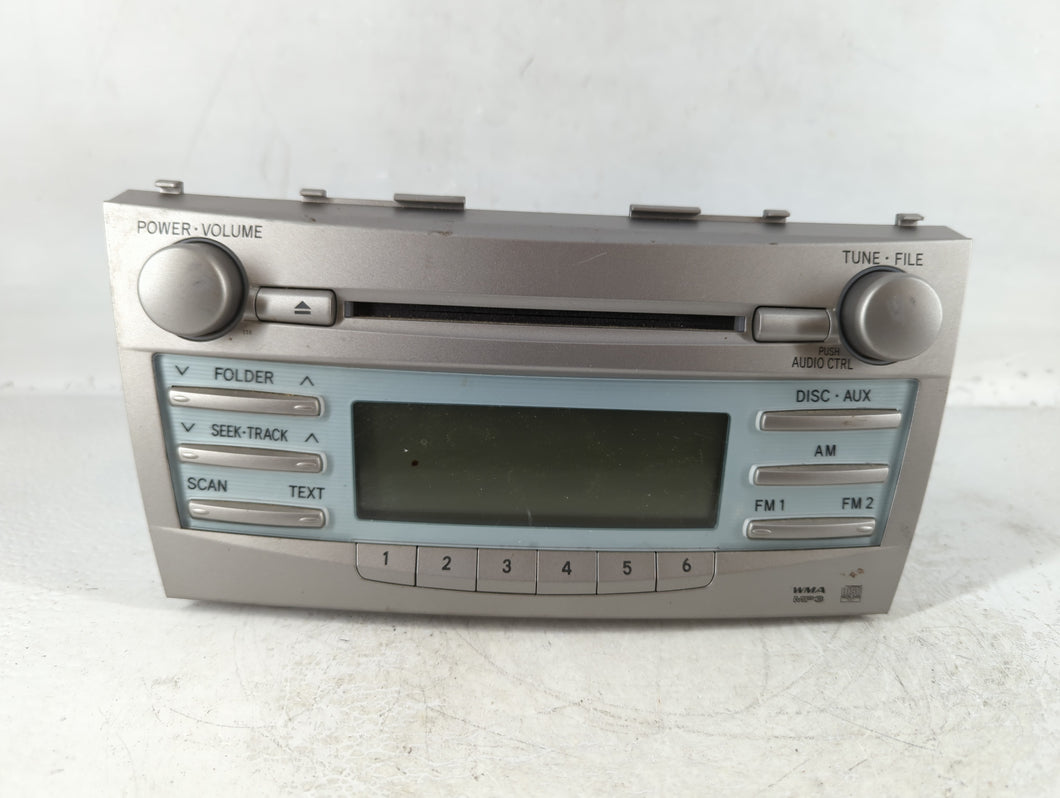 2007-2009 Toyota Camry Radio AM FM Cd Player Receiver Replacement P/N:86120-06181 Fits Fits 2007 2008 2009 OEM Used Auto Parts