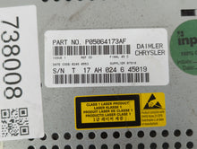 2005-2007 Dodge Magnum Radio AM FM Cd Player Receiver Replacement P/N:P05064173AF Fits Fits 2004 2005 2006 2007 2008 2009 2010 OEM Used Auto Parts