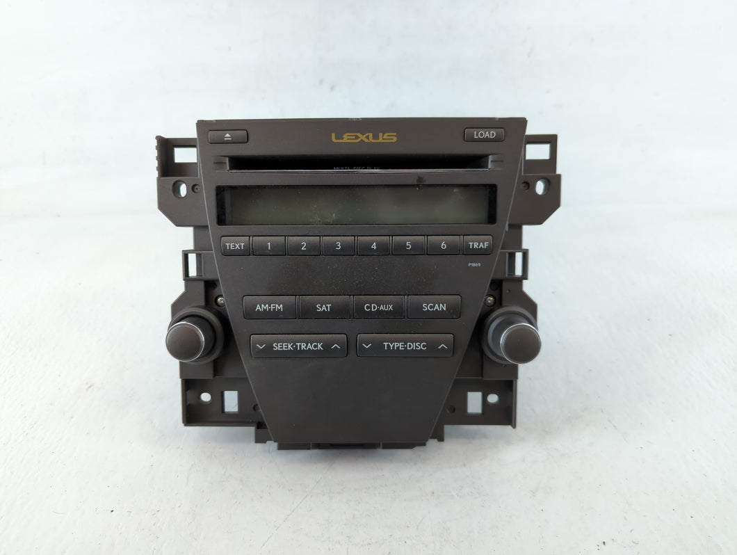 2010-2012 Lexus Es350 Radio AM FM Cd Player Receiver Replacement P/N:86120-33E40 Fits Fits 2010 2011 2012 OEM Used Auto Parts