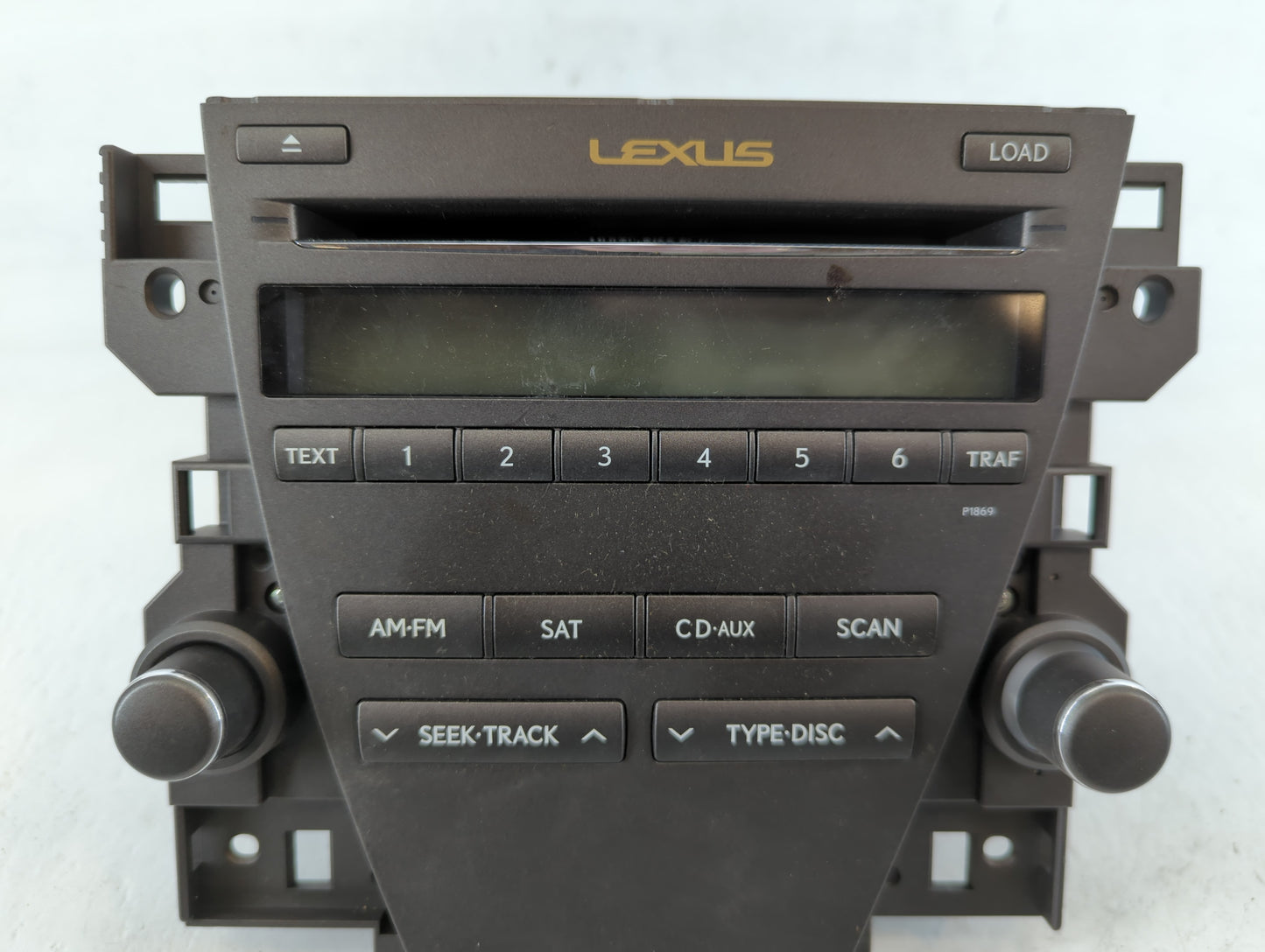 2010-2012 Lexus Es350 Radio AM FM Cd Player Receiver Replacement P/N:86120-33E40 Fits Fits 2010 2011 2012 OEM Used Auto Parts - Oemusedautoparts1.com