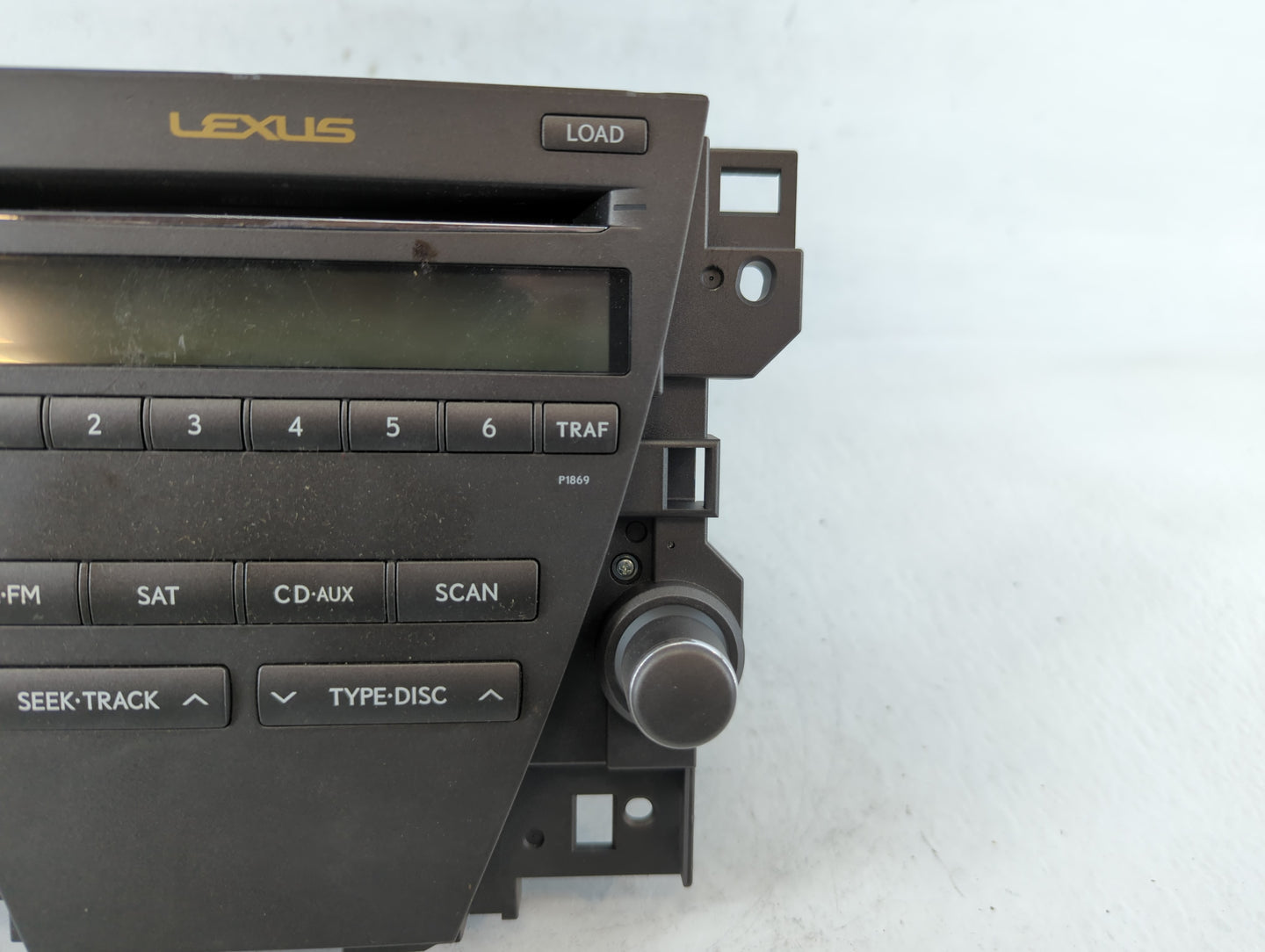 2010-2012 Lexus Es350 Radio AM FM Cd Player Receiver Replacement P/N:86120-33E40 Fits Fits 2010 2011 2012 OEM Used Auto Parts - Oemusedautoparts1.com