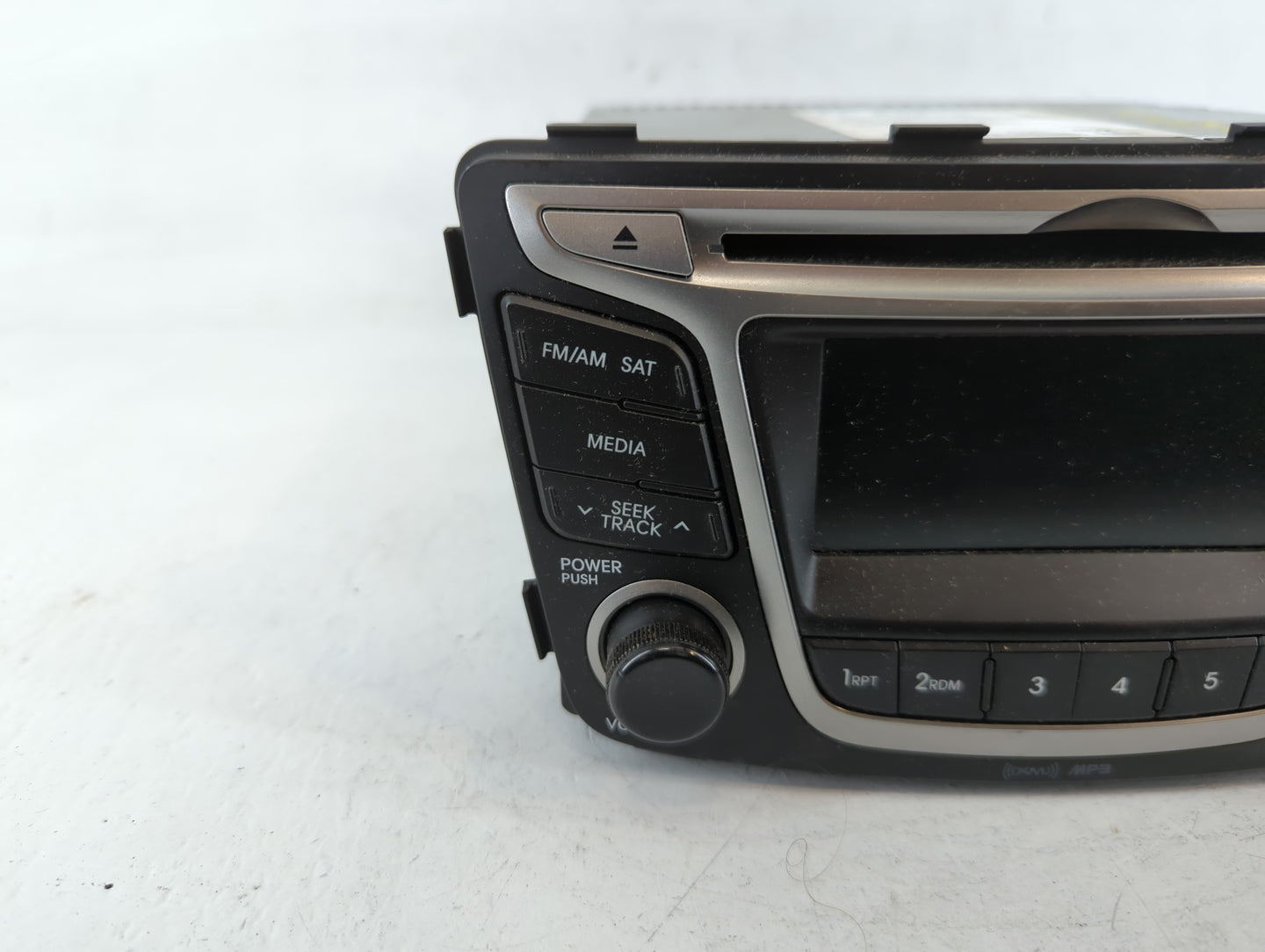 2015 Hyundai Accent Radio AM FM Cd Player Receiver Replacement P/N:96170-1R111RDR Fits OEM Used Auto Parts - Oemusedautoparts1.com