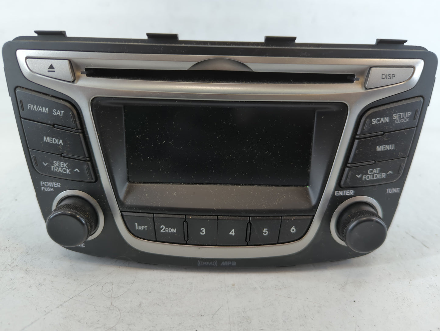 2015 Hyundai Accent Radio AM FM Cd Player Receiver Replacement P/N:96170-1R111RDR Fits OEM Used Auto Parts - Oemusedautoparts1.com
