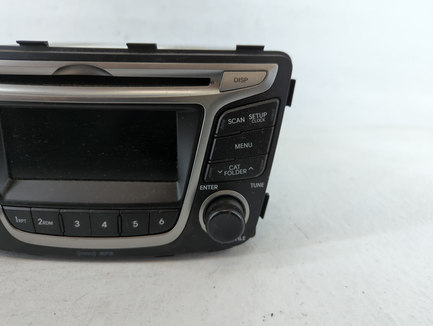2015 Hyundai Accent Radio AM FM Cd Player Receiver Replacement P/N:96170-1R111RDR Fits OEM Used Auto Parts - Oemusedautoparts1.com