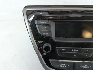 2011-2013 Hyundai Elantra Radio AM FM Cd Player Receiver Replacement P/N:96170-3X155RA5 Fits Fits 2011 2012 2013 OEM Used Auto Parts