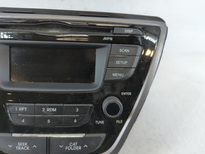 2011-2013 Hyundai Elantra Radio AM FM Cd Player Receiver Replacement P/N:96170-3X155RA5 Fits Fits 2011 2012 2013 OEM Used Auto Parts