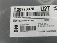 2008-2014 Cadillac Cts Radio AM FM Cd Player Receiver Replacement P/N:20773370 Fits Fits 2008 2009 2010 2011 2012 2013 2014 OEM Used Auto Parts - Oemusedautoparts1.com