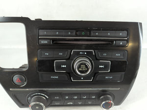 2014-2015 Honda Civic Radio AM FM Cd Player Receiver Replacement P/N:39100-TR3-A314-M1 Fits Fits 2014 2015 OEM Used Auto Parts