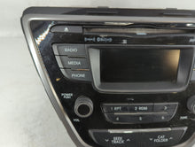 2011-2013 Hyundai Elantra Radio AM FM Cd Player Receiver Replacement P/N:96170-3X165RA5 Fits Fits 2011 2012 2013 OEM Used Auto Parts