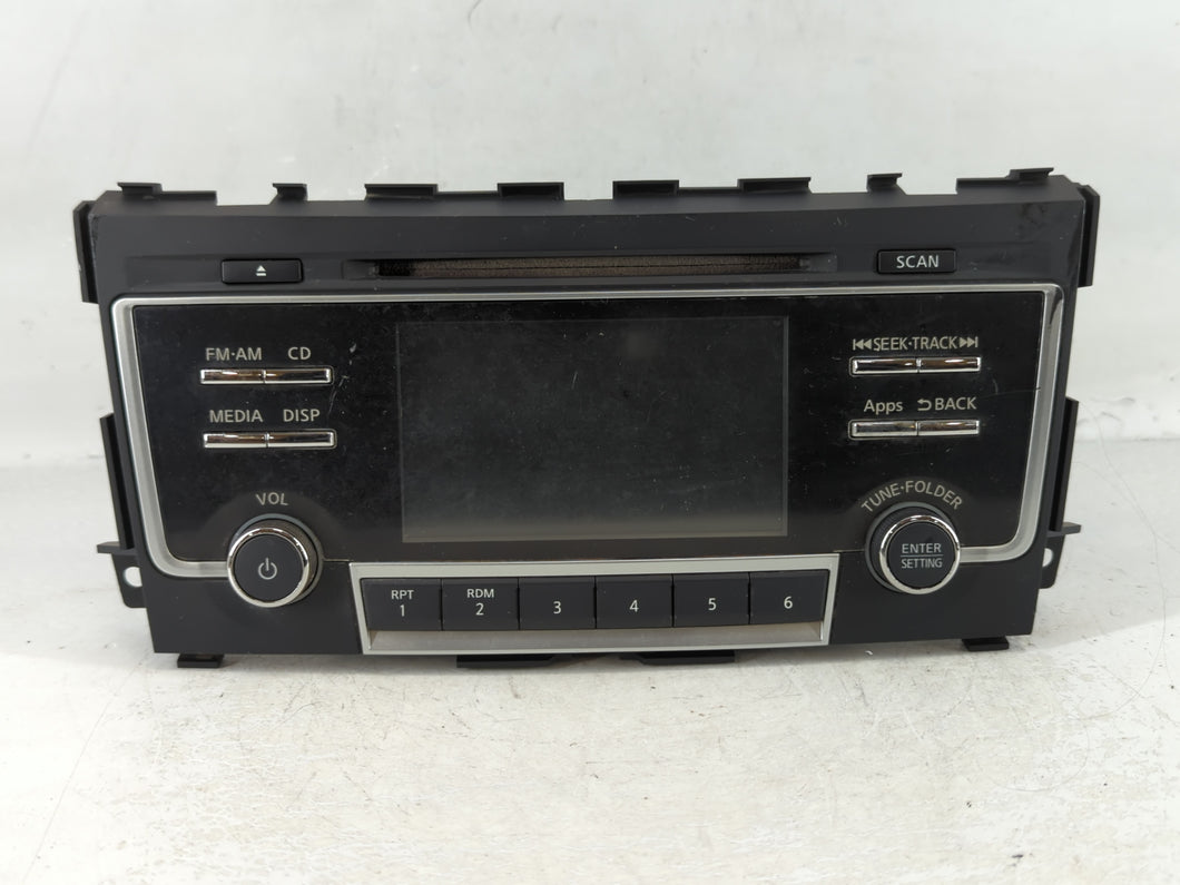 2016 Nissan Altima Radio AM FM Cd Player Receiver Replacement P/N:28185 9HR1A Fits OEM Used Auto Parts