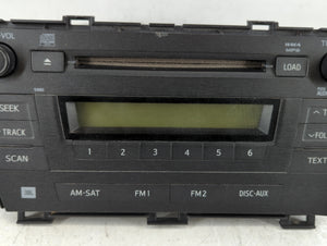 2010-2011 Toyota Prius Radio AM FM Cd Player Receiver Replacement P/N:86120-47290 Fits Fits 2010 2011 OEM Used Auto Parts