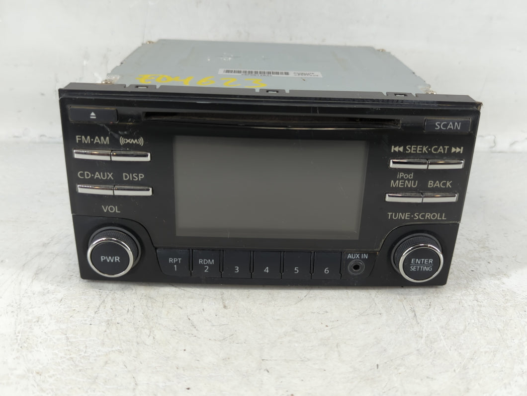 2014 Nissan Versa Radio AM FM Cd Player Receiver Replacement P/N:6PDBY2W3 Fits OEM Used Auto Parts