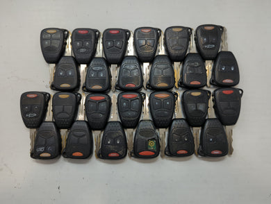 Lot of 25 Dodge Keyless Entry Remote Fob MIXED FCC IDS MIXED PART NUMBERS