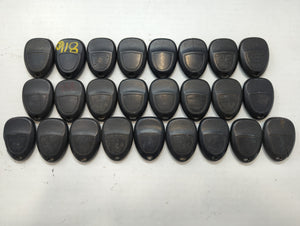 Lot of 25 Chevrolet Keyless Entry Remote Fob MIXED FCC IDS MIXED PART