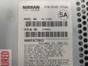 2010-2012 Nissan Sentra Radio AM FM Cd Player Receiver Replacement P/N:28185 ZT50A Fits Fits 2010 2011 2012 OEM Used Auto Parts