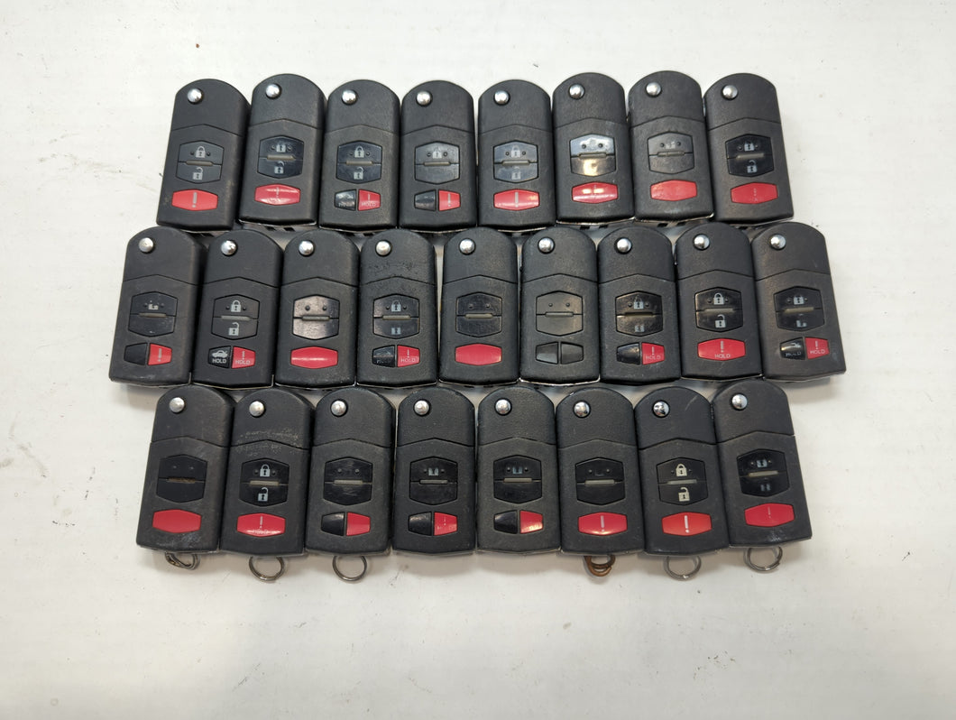 Lot of 25 Mazda Keyless Entry Remote Fob BGBX1T478SKE12501| KPU41788