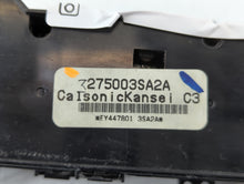 2013-2014 Nissan Sentra Climate Control Module Temperature AC/Heater Replacement P/N:275003SA2A Fits Fits 2013 2014 OEM Used Auto Parts