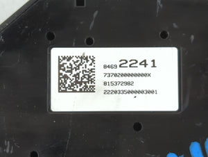 2020-2022 Chevrolet Silverado 1500 Climate Control Module Temperature AC/Heater Replacement P/N:84692241 Fits Fits 2020 2021 2022 OEM Used Auto Parts