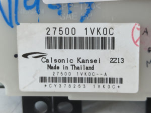 2011-2015 Nissan Rogue Climate Control Module Temperature AC/Heater Replacement P/N:27500 1VLOC Fits Fits 2011 2012 2013 2014 2015 OEM Used Auto Parts