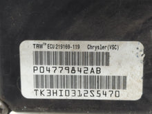 2012 Dodge Ram 1500 ABS Pump Control Module Replacement P/N:038217850382 P04779842A Fits Fits 2013 OEM Used Auto Parts