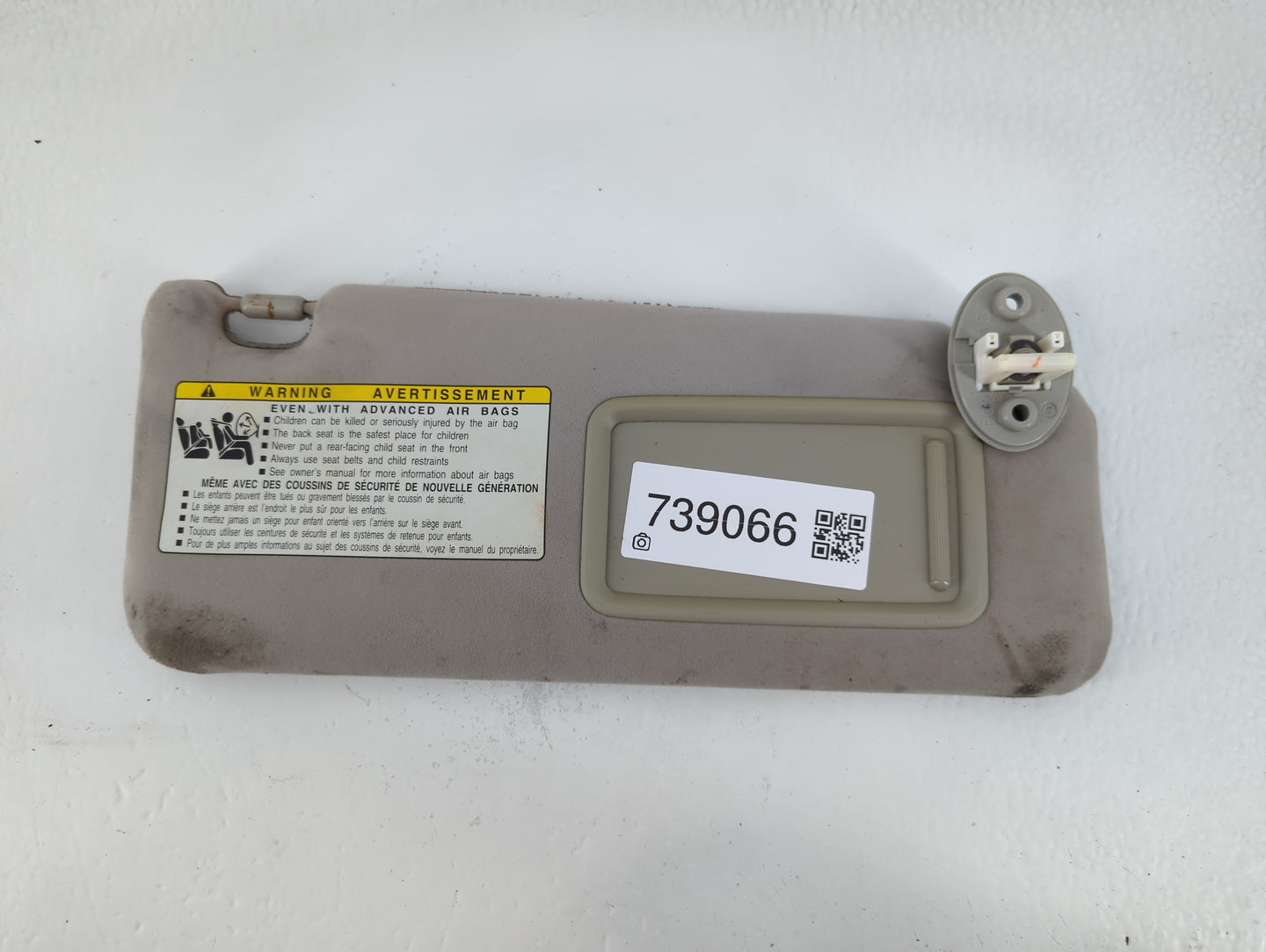 2010-2013 Lexus Is250 Sun Visor Shade Replacement Passenger Right Mirror Fits Fits 2010 2011 2012 2013 OEM Used Auto Parts - Oemusedautoparts1.com